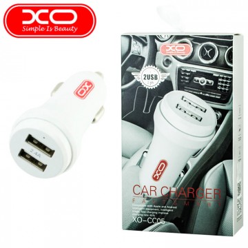 Автомобильное зарядное устройство XO CC05 2USB 2.4A white в Одессе