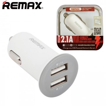 Автомобильное зарядное устройство Remax RCC201mini 2USB 2.1A white в Одессе