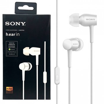 Наушники с микрофоном Sony MDR-EX750AP белые в Одессе