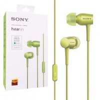 Наушники с микрофоном Sony MDR-EX750AP желтые