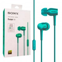 Наушники с микрофоном Sony MDR-EX750AP зеленые