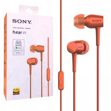 Наушники с микрофоном Sony MDR-EX750AP оранжевые в Одессе