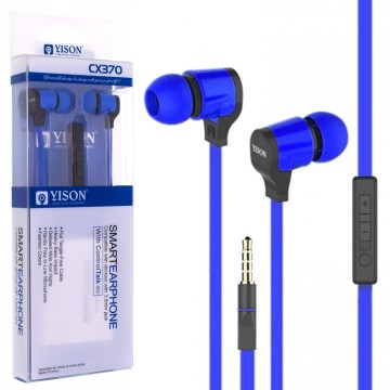 Наушники с микрофоном YISON CX370 синие в Одессе