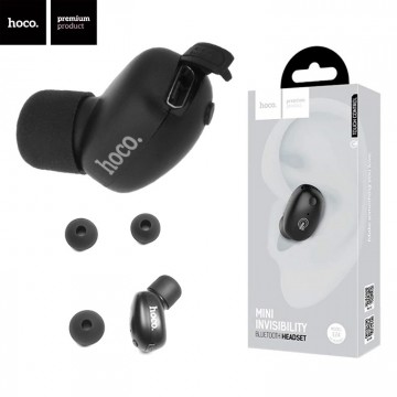 Bluetooth гарнитура Hoco E24 черная в Одессе