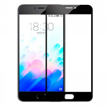 Защитное стекло Full Glue Meizu Pro 7 black тех.пакет в Одессе