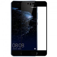 Защитное стекло Full Glue Huawei P10 black тех.пакет