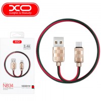 USB кабель XO NB34 Type-C 1m золотистый