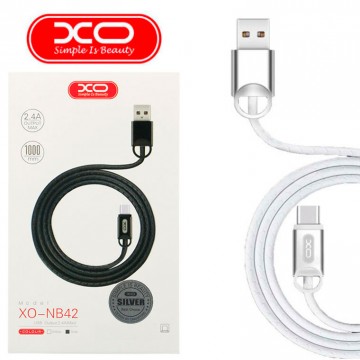 USB кабель XO NB42 Type-C 1m белый в Одессе