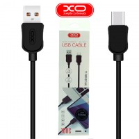 USB кабель XO NB41 Type-C 1m черный