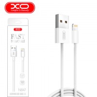 USB кабель XO NB47 Lightning 1m белый