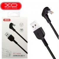 USB кабель XO NB49 Lightning 1m черный