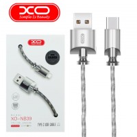 USB кабель XO NB39 Type-C 1m серебристый