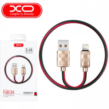 USB кабель XO NB34 Lightning 1m золотистый в Одессе