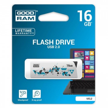 USB Флешка 16GB GoodRam UCL2 белая в Одессе
