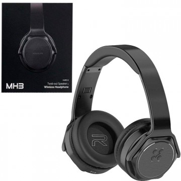 Bluetooth наушники с микрофоном MH3 + колонка 2в1 черные в Одессе