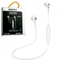 Bluetooth наушники с микрофоном BIGPRO CD-03 белые