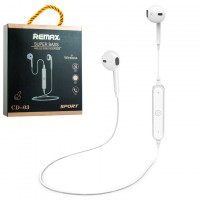 Bluetooth наушники с микрофоном Remax CD-03 белые