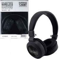 Bluetooth наушники с микрофоном JBL T200BT черные