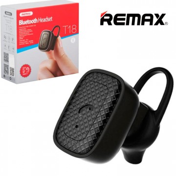 Bluetooth гарнитура Remax RB-T18 черная в Одессе