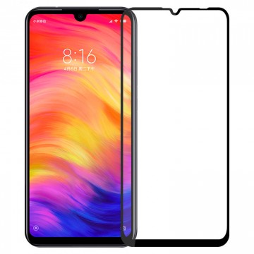 Защитное стекло Full Screen Xiaomi Redmi Note 7, Redmi Note 7S black тех.пакет в Одессе