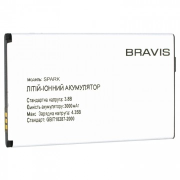 Аккумулятор Bravis Spark 3000 mAh AAAA/Original тех.пакет в Одессе