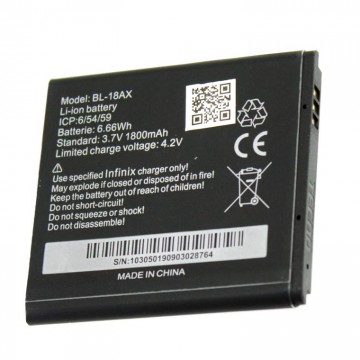 Аккумулятор Infinix BL-18AX 1800 mAh 18AX AAAA/Original тех.пакет в Одессе