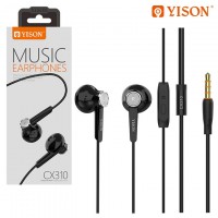 Наушники с микрофоном Yison CX310 черные