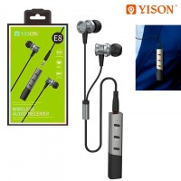Bluetooth наушники с микрофоном Yison E8 черно-серые