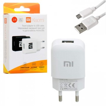 Сетевое зарядное устройство Xiaomi YJ-06 1USB 2.0A micro-USB white в Одессе