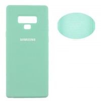 Чехол Silicone Cover Full Samsung Note 9 N960 бирюзовый