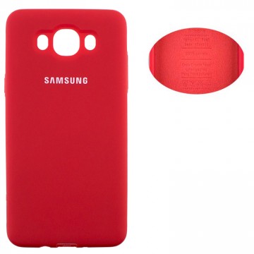 Чехол Silicone Cover Full Samsung J7 2016 J710 красный в Одессе