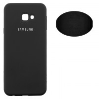 Чехол Silicone Cover Full Samsung J4 Plus 2018 J415 черный