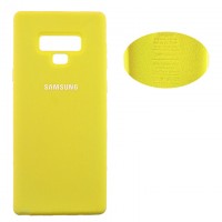 Чехол Silicone Cover Full Samsung Note 9 N960 желтый