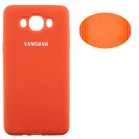 Чехол Silicone Cover Full Samsung J7 2016 J710 оранжевый