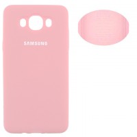 Чехол Silicone Cover Full Samsung J7 2016 J710 розовый