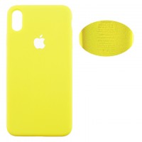 Чехол Silicone Cover Full Apple iPhone XR желтый