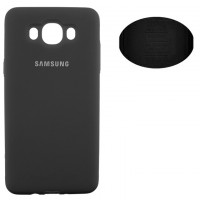 Чехол Silicone Cover Full Samsung J7 2016 J710 черный