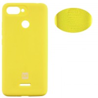 Чехол Silicone Cover Full Xiaomi Redmi 6 желтый