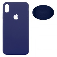 Чехол Silicone Cover Full Apple iPhone XS Max синий