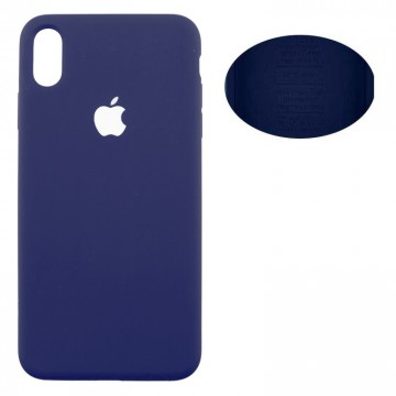 Чехол Silicone Cover Full Apple iPhone XS Max синий в Одессе