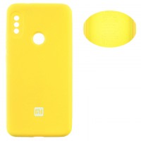 Чехол Silicone Cover Full Xiaomi Redmi 6 Pro, Mi A2 Lite желтый