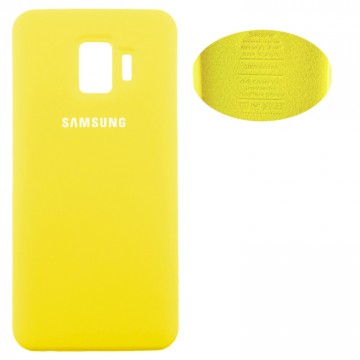 Чехол Silicone Cover Full Samsung J2 Core 2018 J260 желтый в Одессе