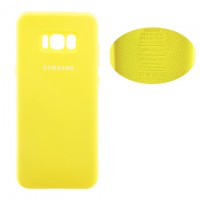 Чехол Silicone Cover Full Samsung S8 G950 желтый