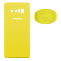 Чехол Silicone Cover Full Samsung Note 8 N950 желтый