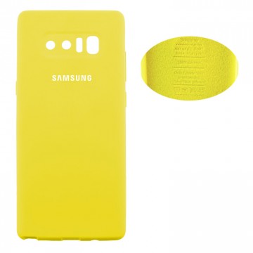 Чехол Silicone Cover Full Samsung Note 8 N950 желтый в Одессе