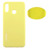 Чехол Silicone Cover Full Huawei P Smart Plus желтый