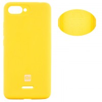 Чехол Silicone Cover Full Xiaomi Redmi 6A желтый