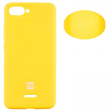 Чехол Silicone Cover Full Xiaomi Redmi 6A желтый в Одессе