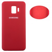 Чехол Silicone Cover Full Samsung J2 Core 2018 J260 красный