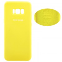 Чехол Silicone Cover Full Samsung S8 Plus G955 желтый